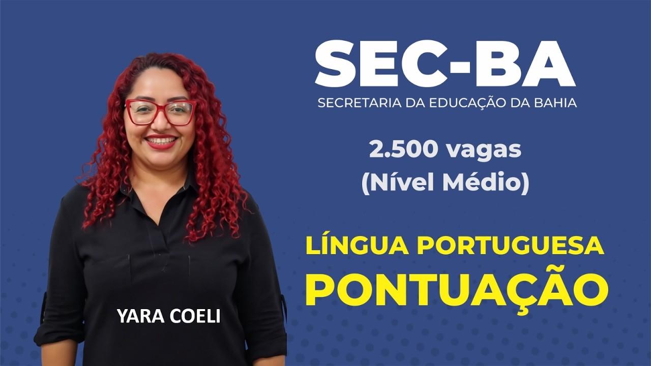 SEC-BA - Língua Portuguesa - Pontuação - Yara Coeli