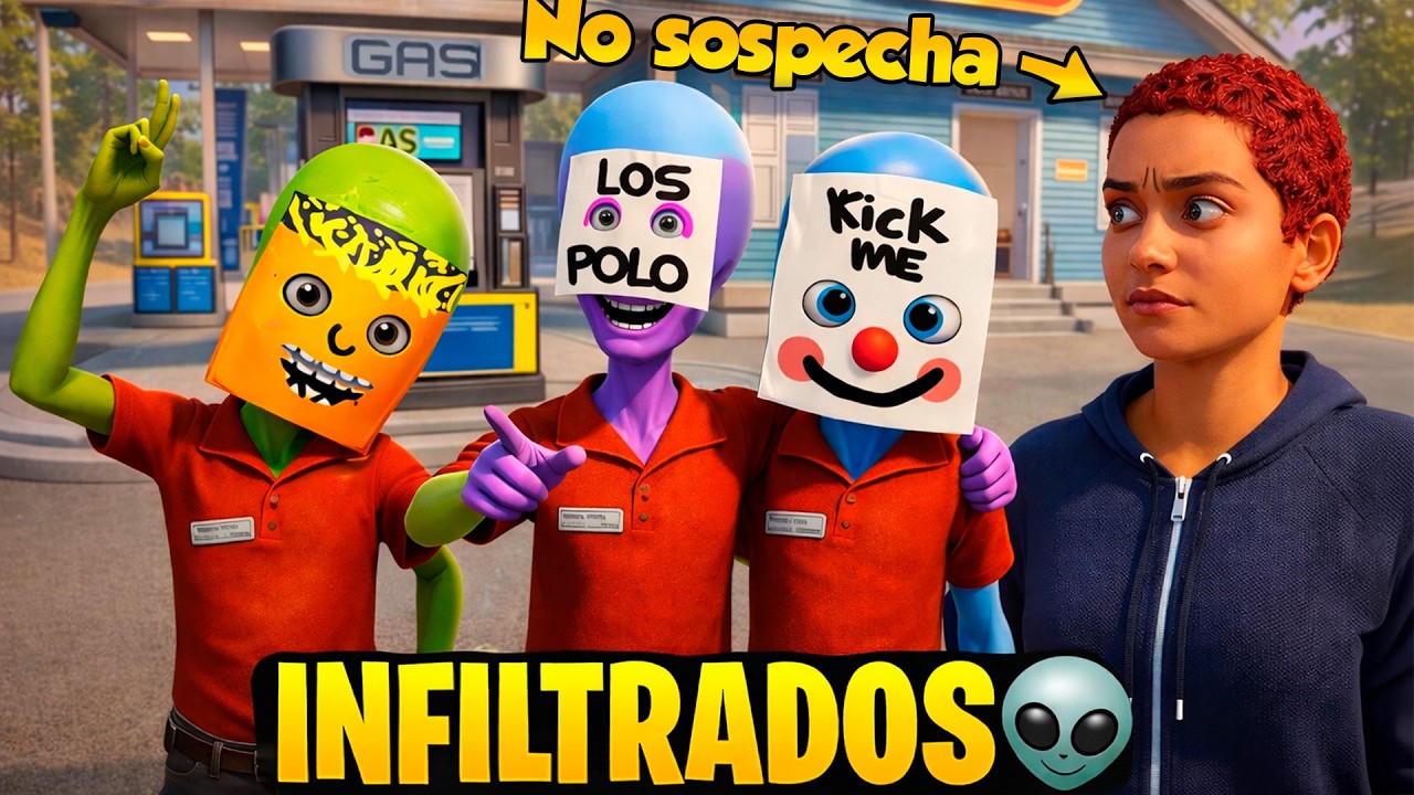 Nadie sabe que somos ALIENS… y hemos abierto una GASOLINERA 👽 | Roadside Research