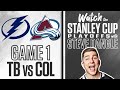 Stanley Cup Final Game 1: Avalanche vs. Lightning 🏒