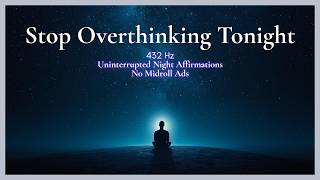 Nothing to Solve Tonight | Night Affirmations to Quiet the Mind and Sleep Deeply