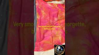 smooth and soft Georgette sarees, boutique sarees at induvadana collections beerumguda hyderabad