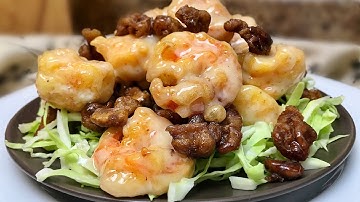How To Make Glazed Honey Walnut Shrimps  I  Cooking with Grace