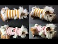 Diy  how to make clothes for guinea pig  guinea pig n kiyafet yapimi