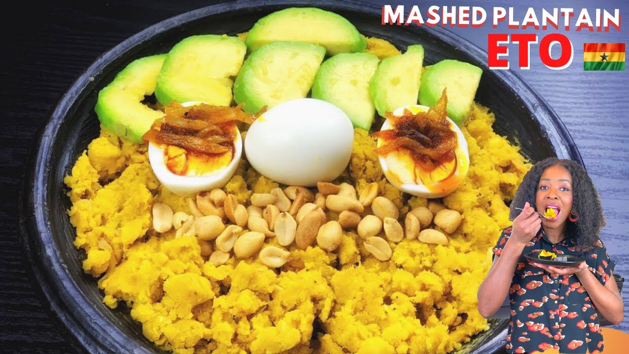 AUTHENTIC GHANAIAN ETO RECIPE MASHED PLANTAIN (Ɛtɔ) Debzie's