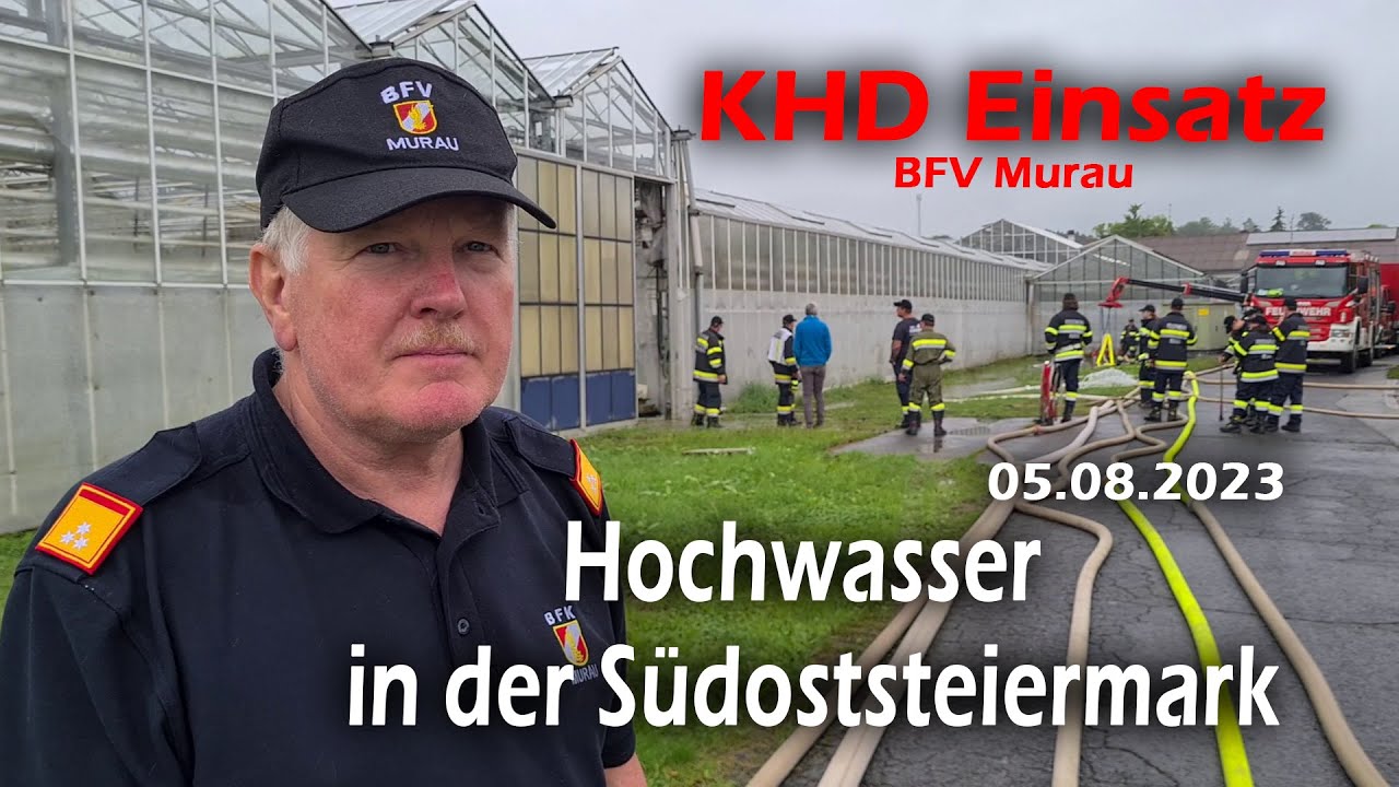 KHD Einsatz des BFV Murau in der Südoststeiermark