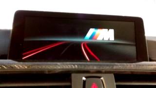 BMW F30 idrive Startup... M Logo