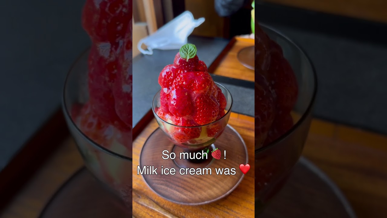 Decadent strawberry parfait at Salon de Muge 