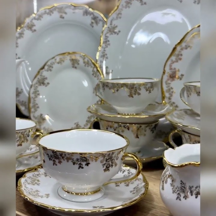 Bone China dinner set New Designs crockery items #crockery #crockerymarket #dinnerset #crockeryitems