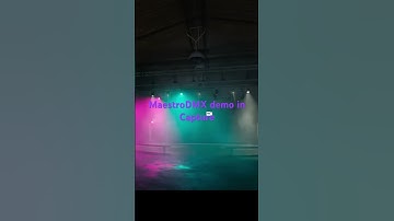 Demo of MaestroDMX AI lighting controller visualized in Capture 2023 #dmx #movingheads #lightshow
