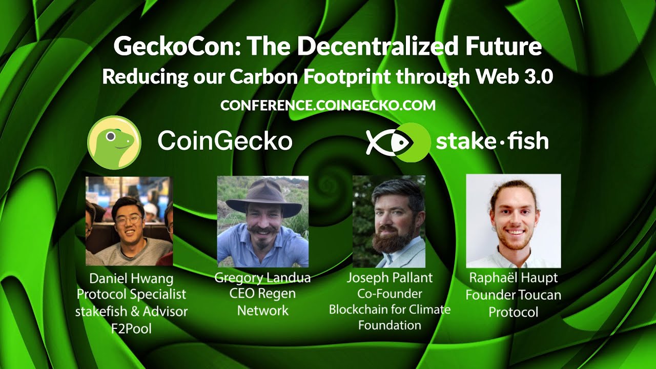 GeckoCon session hosted by Daniel Hwang: Reducing our Carbon Footprint through Web 3.0