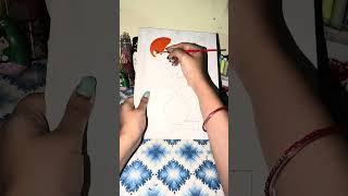 Modern Abstract Leaf Painting | Easy Acrylic Canvas Art #viral #trending #reels #youtubeshorts