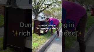 Things I found dumpster diving in a rich neighborhood