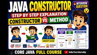 26. Constructor in Java Full Tutorial | Object Creation Process Explained Step by Step
