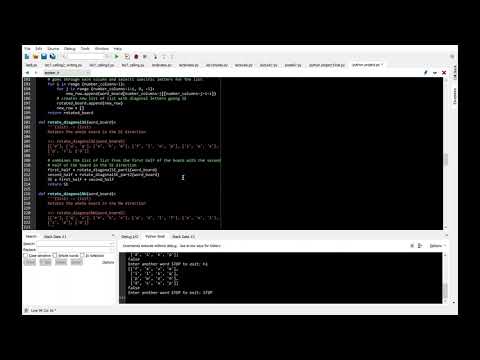 Word Search Python Project CSCA20