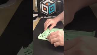 Foldable organization box printed on Bambu Lab X1C using Spectrum Matte Cocktail Green 💚 #3dprinting