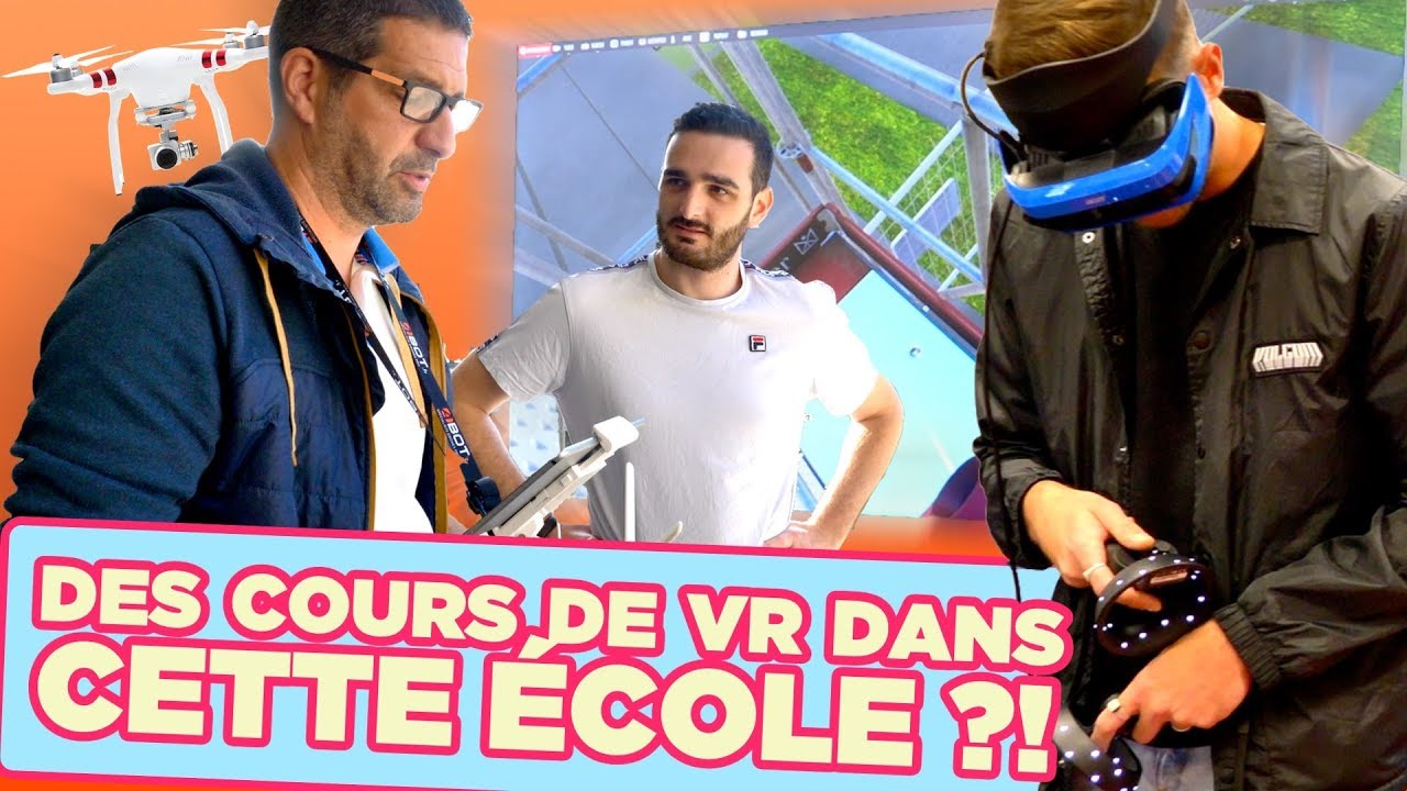 DES COURS DE VR DANS CETTE ÉCOLE !