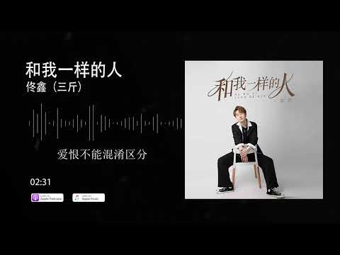 2022華語網絡流行音樂 ||《和我一樣的人》|| 佟鑫（三斤）|| 動態歌詞