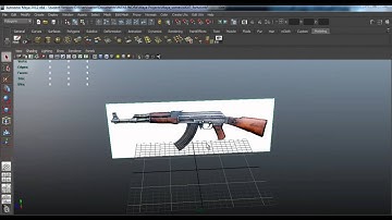 Autodesk Maya: AK47 Modeling Tutorial [Part1]