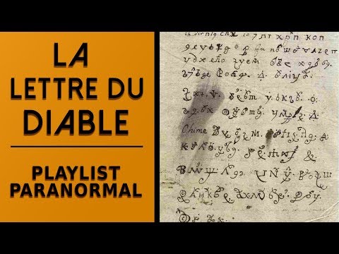 A LETTER WRITTEN BY THE DEVIL?
