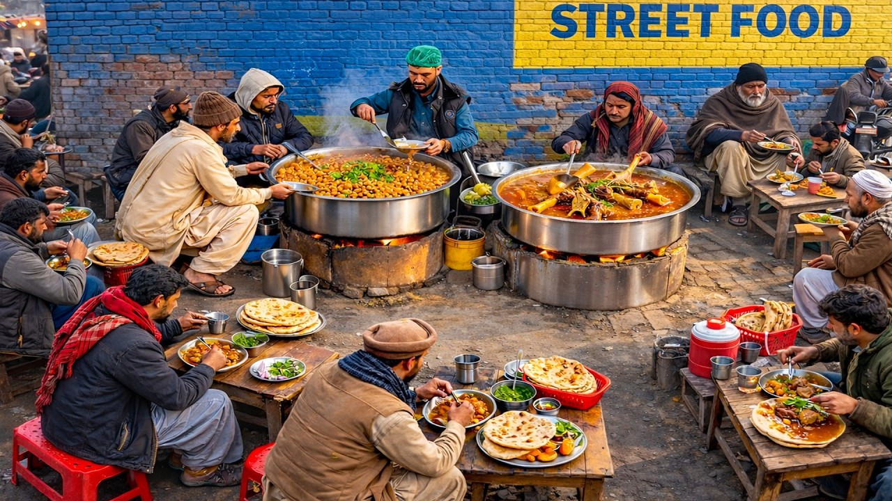 RS 50 Food 😍 Street Food Vendor Morning Routine Cooking | Fresh Pakistani Breakfast Preparations