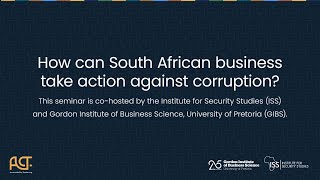How can South African business take action against corruption?