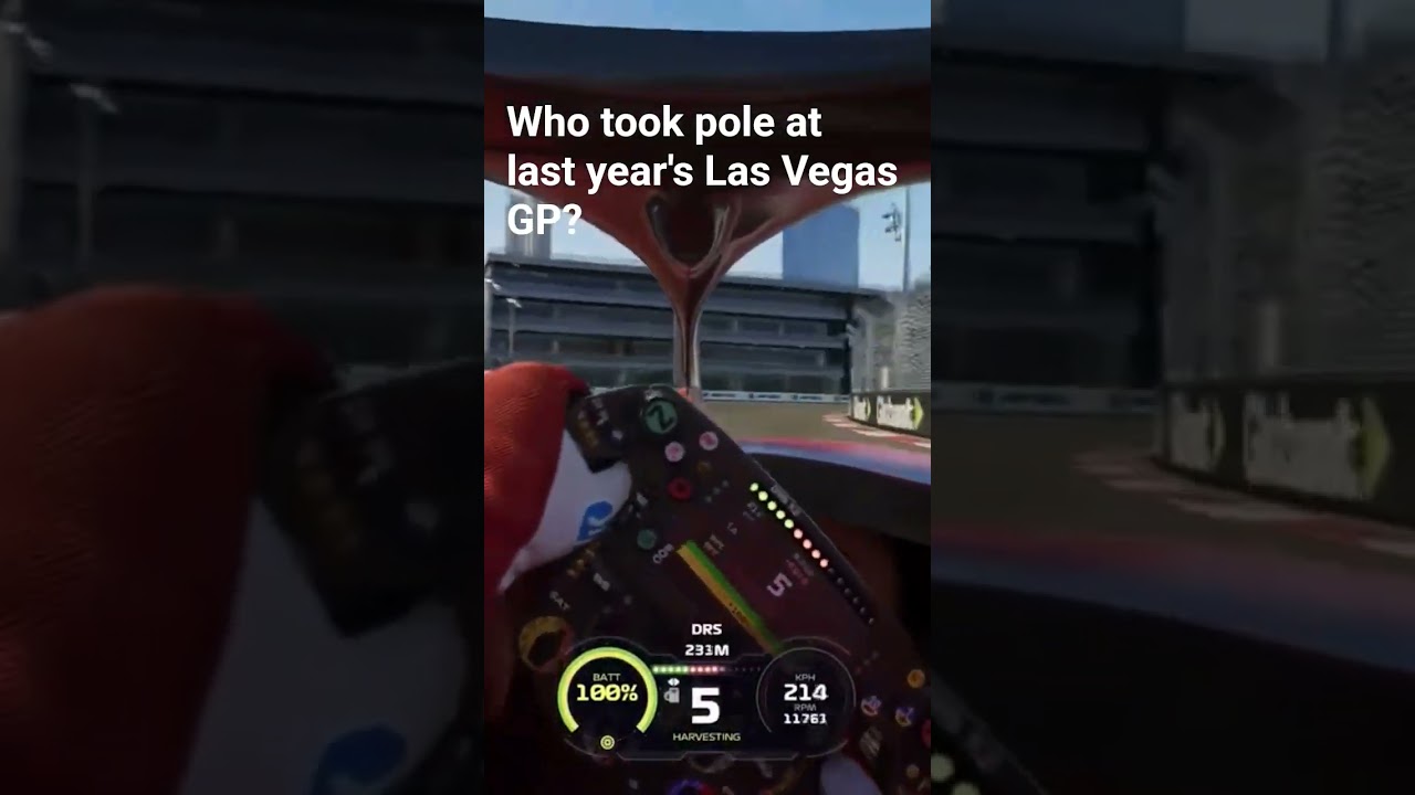Who took pole at last year's Las Vegas GP? 
