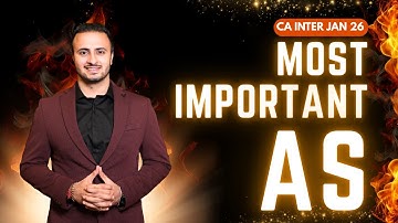 TOP 10 Accounting Standards for Guaranteed 55+ marks in CA Inter Jan 26!