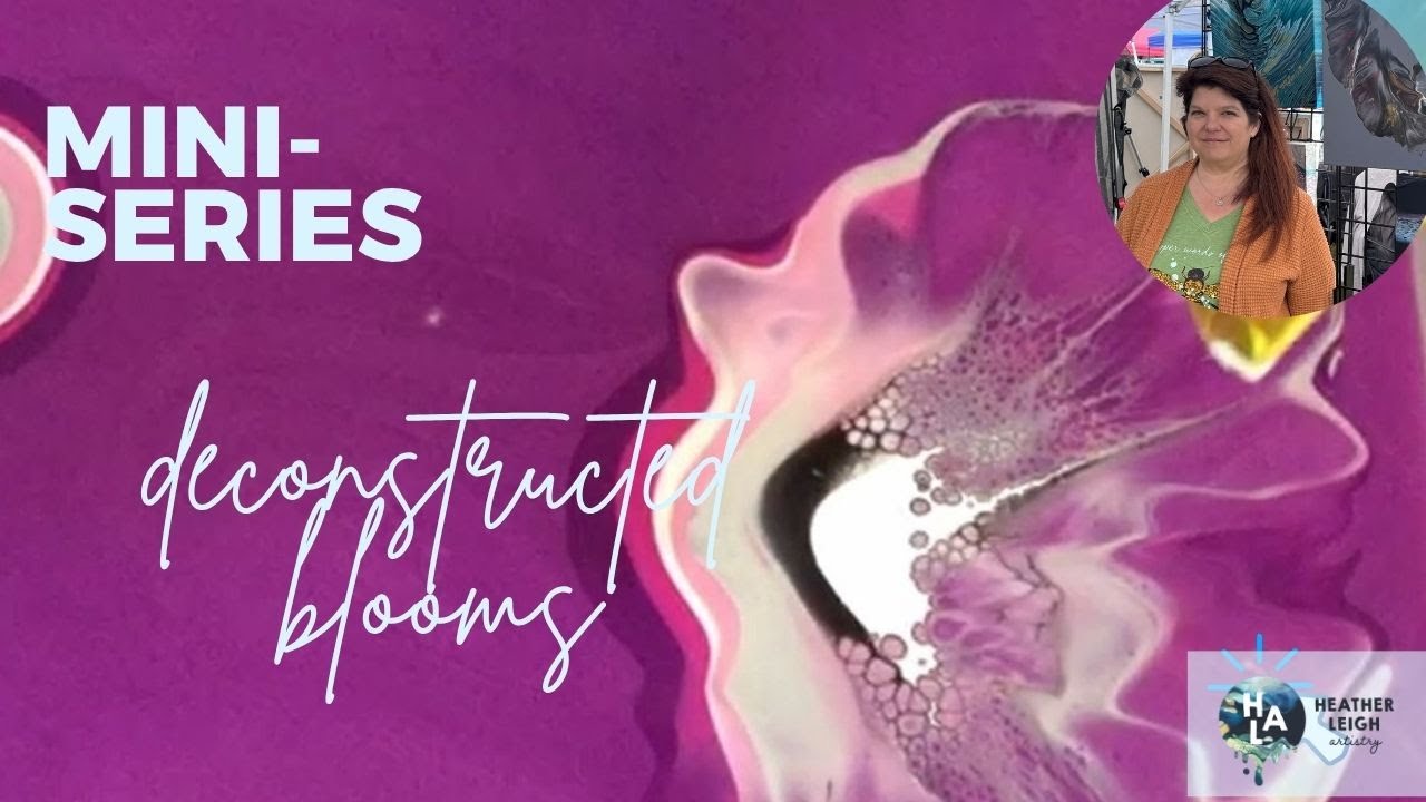 Polished Trio Miniseries - 2 of 3 - Purple deconstructed Bloom 