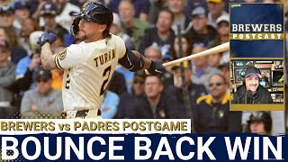 BREWERS POSTCAST: Brewers DOMINATE Padres in Series Clincher | Harrison Shoves, Bats EXPLODE