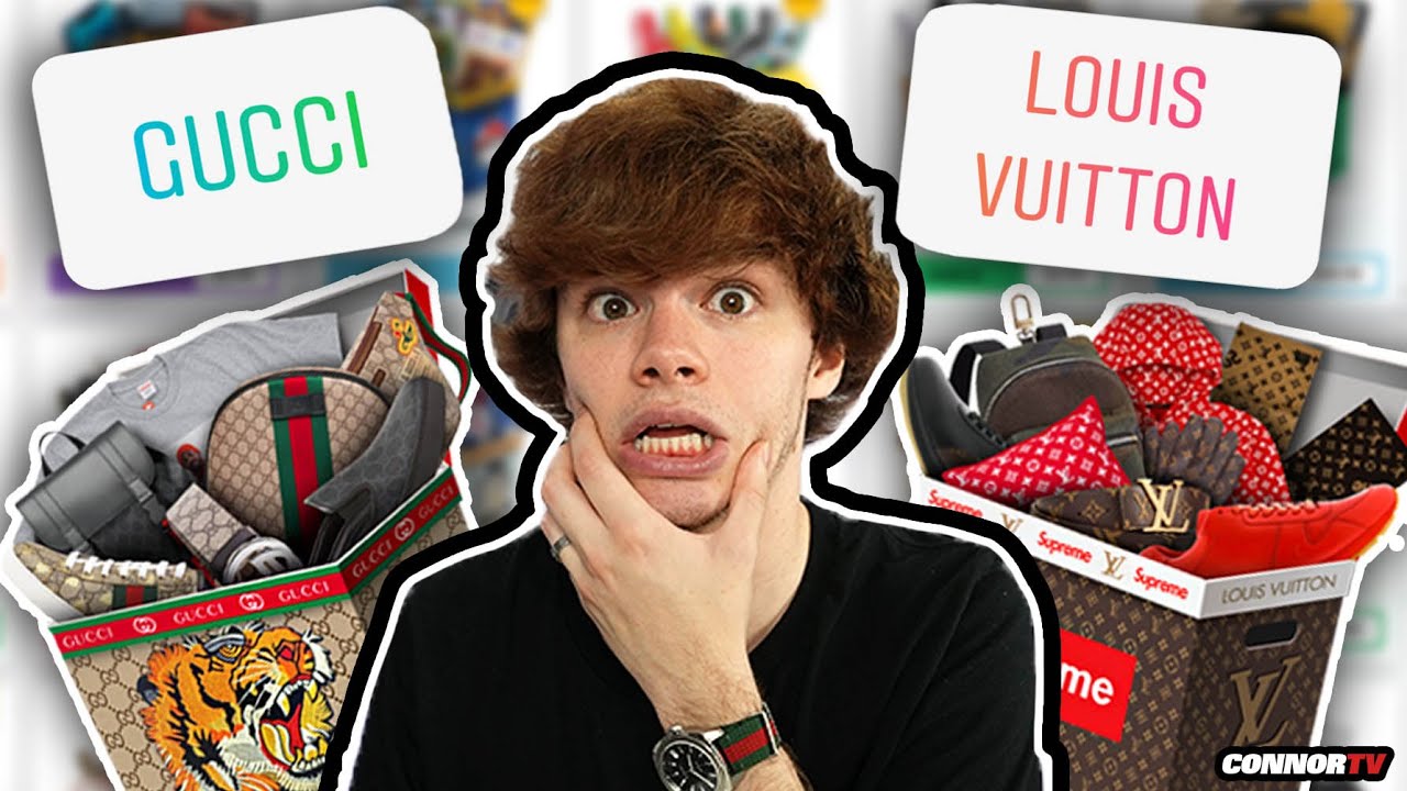 $9000 Online Hypebeast Mystery Box WINS! - Gucci Louis Vuitton