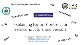 A Primer on Export Controls & Regulations in Semiconductors and Sensors