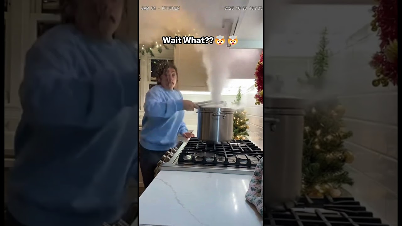 Pressure Cooker Explodes During Holiday Feast (Caught on Camera)
