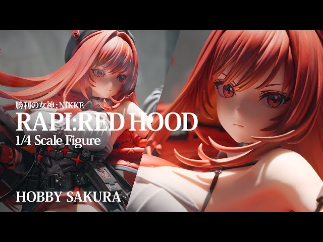 NIKKE ラピ 1/4 フィギュア スマホゲーム『勝利の女神：NIKKE』より、「ラピ：レッドフード」が1/4