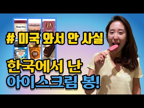 미국 아이스크림 종류별로 다 먹어봐요 그 중에 제일은 하겐다즈 Or 매그넘 