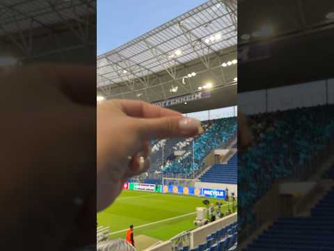 Ein Schnipser zur Choreo 🏆✨💙🤍 #Hoffenheim #Besiktas #EuropaLeague