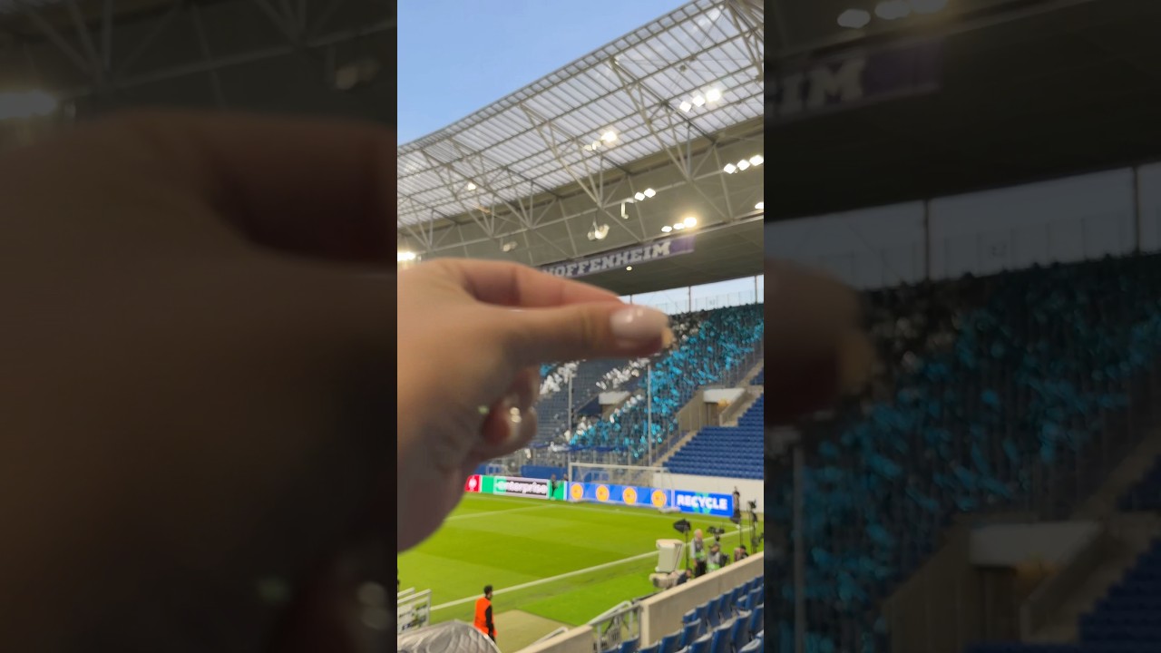 Ein Schnipser zur Choreo 🏆✨💙🤍 #Hoffenheim #Besiktas #EuropaLeague