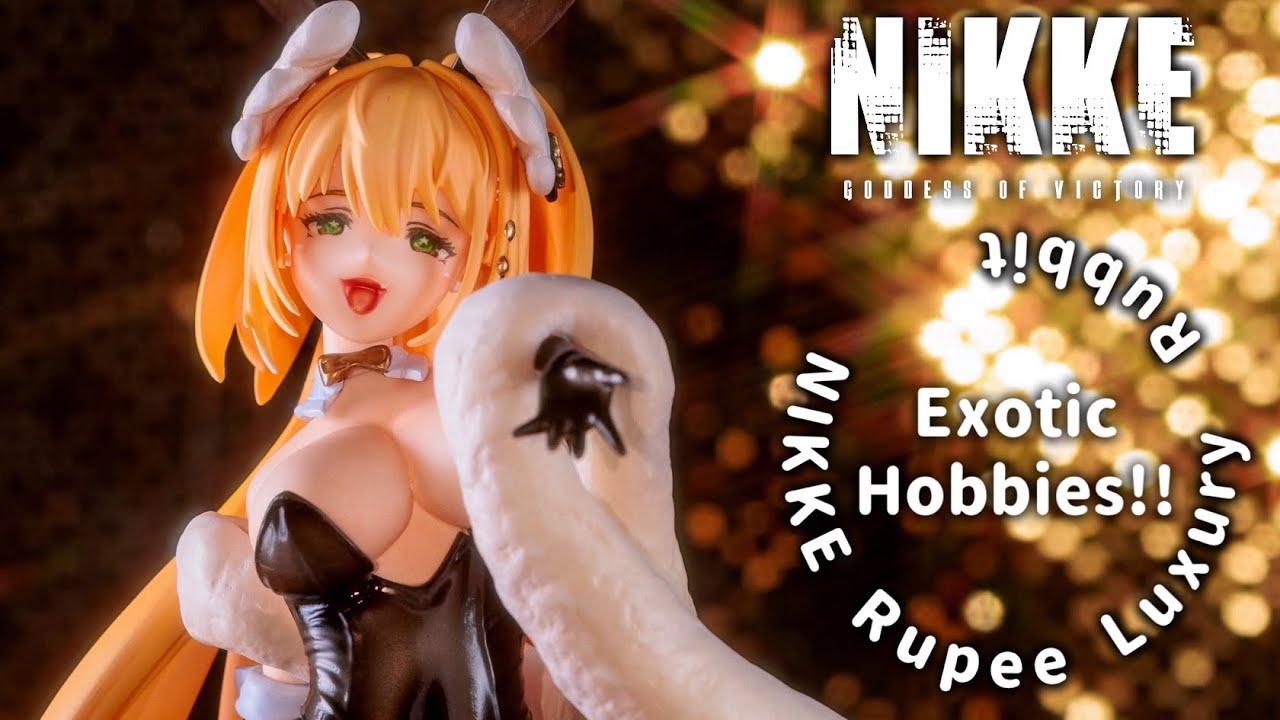 【ガレキ】勝利の女神NIKKE ルピー ラグジュアリーラビットのガレージキットフィギュアを作る ExoticHobbies!!さん 原型製作 resin kit figure paint