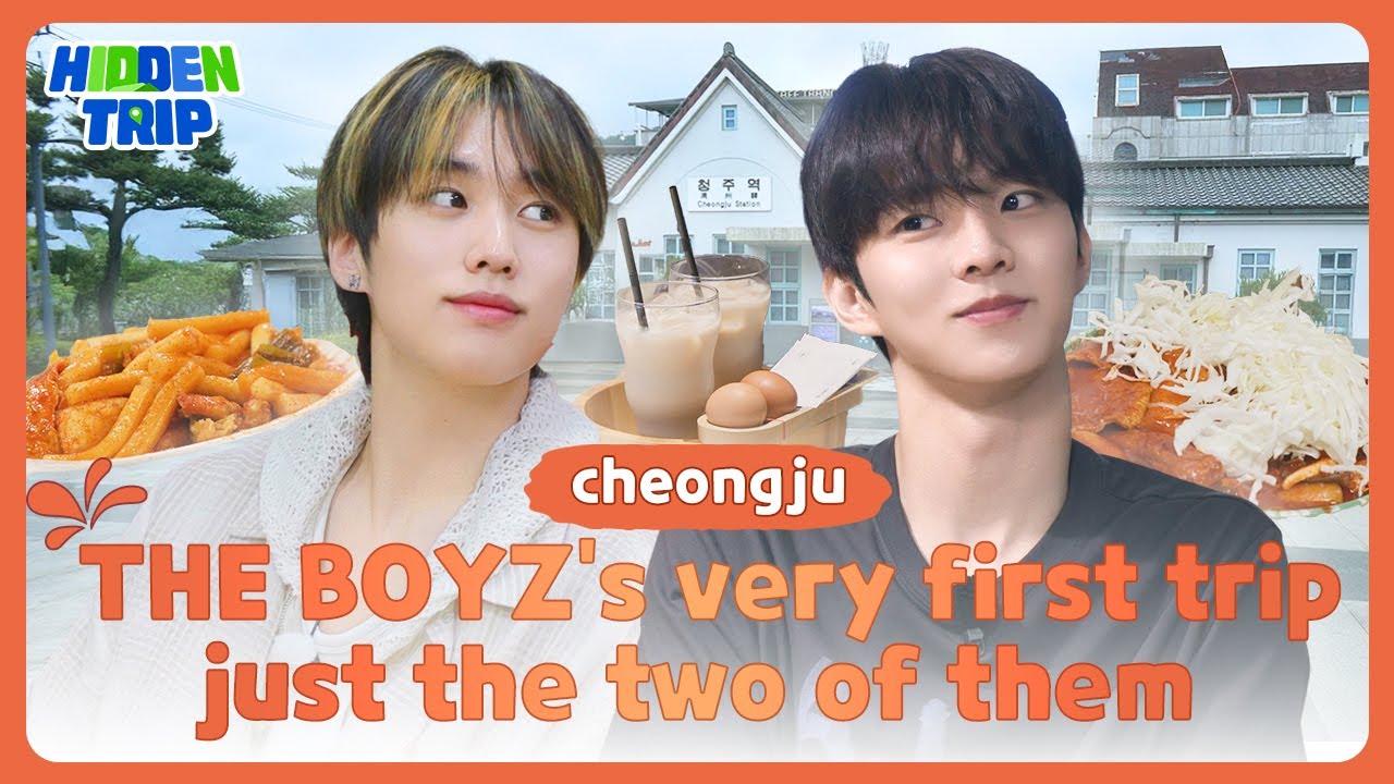 THE BOYZ Q & Jacob’s First Trip in Cheongju 🇰🇷 | Q’s Hometown Tour | Hidden Trip Ep.1