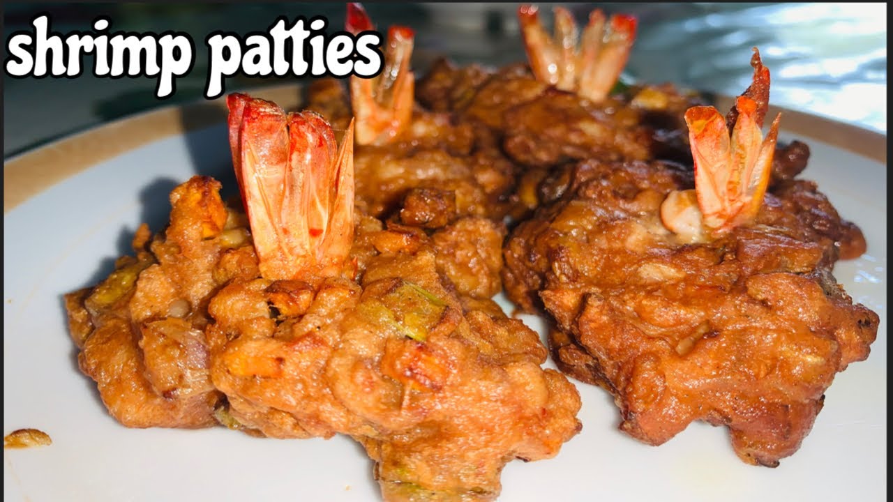 SHRIMP PATTIES RECIPE SHRIMP FRITTERS FILIPINO DISH YouTube
