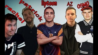 Lipton тащит катку на faceit 41/19 (Lipton, patt, Rachel CSGO, AZ, OSMO)