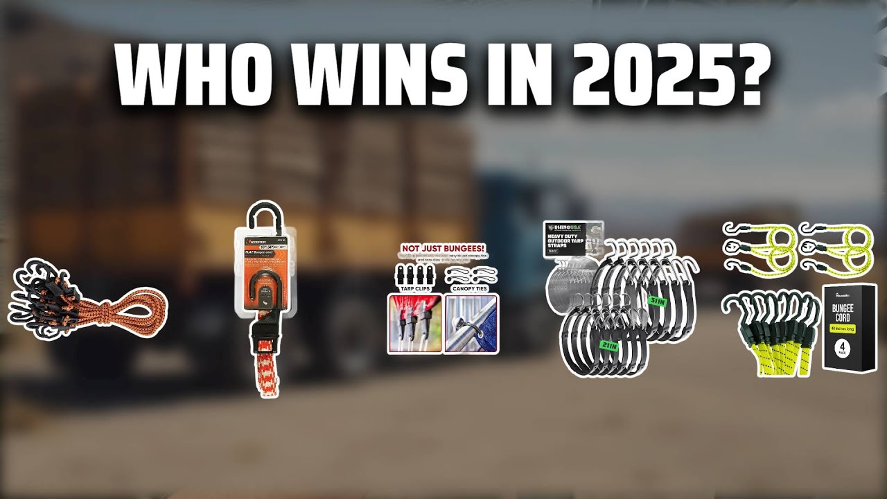 The Top 5 Best Adjustable Bungee Cords in 2025 - Must Watch Before Buying!