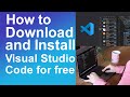 How to download and install Visual Studio Code in windows 11 for free