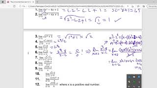 Math 112 for Engineering Track Quiz 2 Recomm. Questions (only limit and continuity parts) Net Worth