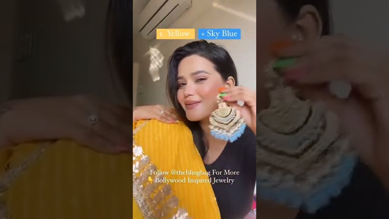 Trendy Contrasting Outfit & Jewellery Colours For Summer 