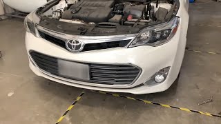 20132015 Toyota Avalon front bumper & grill removal | ReveMoto