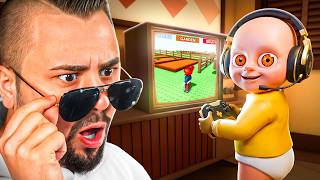 Das BABY wird ROBLOX YOUTUBER in The Baby In Yellow..😂