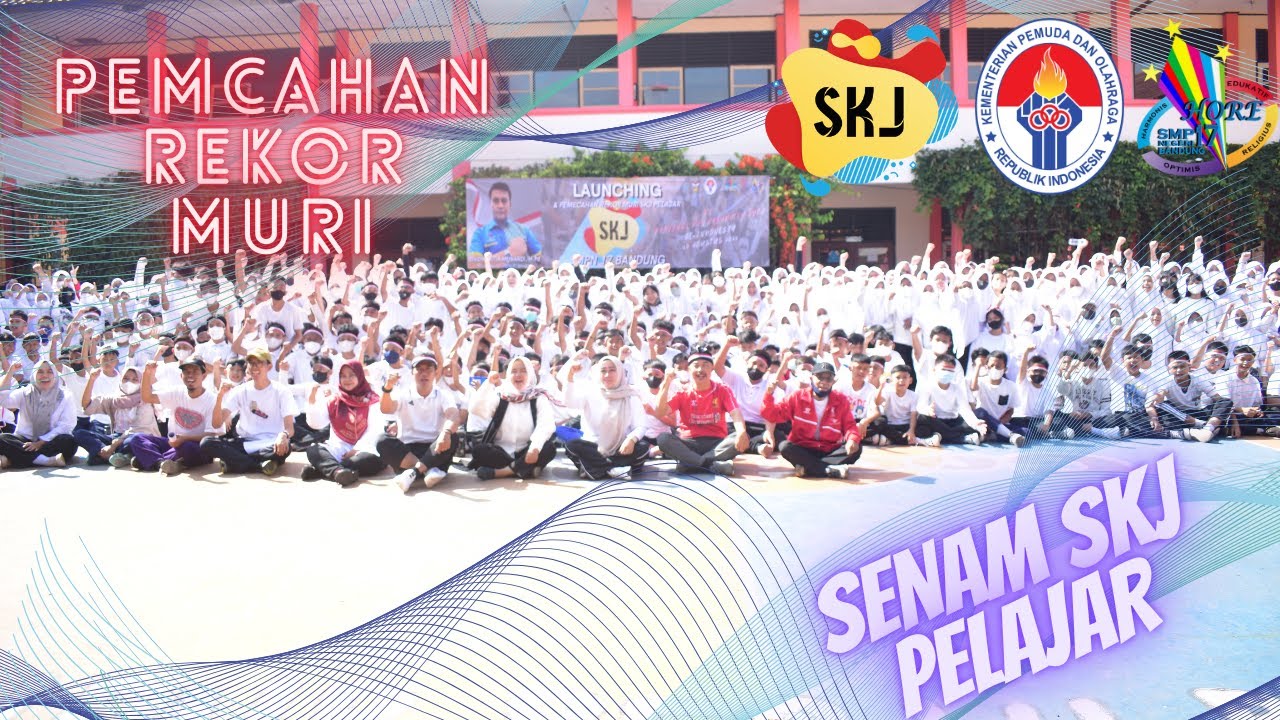 PEMECAHAN REKOR MURI, SKJ PELAJAR SMPN 17 BANDUNG