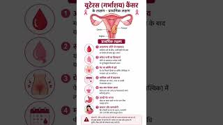 primary symptoms of uterus cancer#trendingshorts #motivation #health