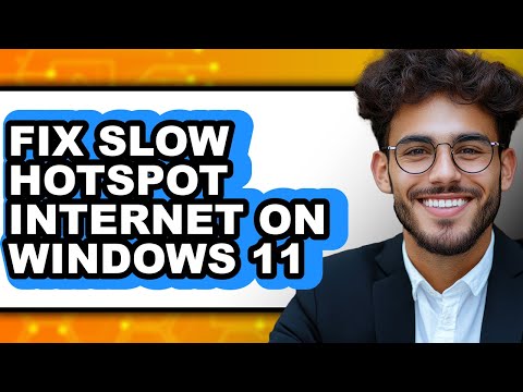 How to Fix Slow Hotspot Internet on Windows 11 (easy Method)