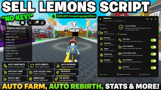 Sell Lemons Script 2026 | Auto Farm, Infinite Money, Auto Rebirth